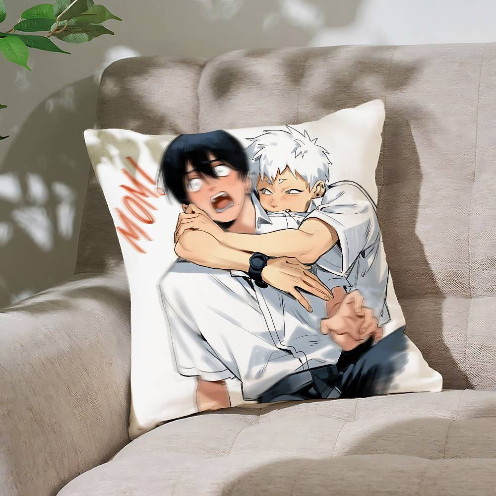 Anime TThe Summer HHikaru Died Customizable Square Pillowcases Stylish And Soft Perfect For Beds Cars And Sofas