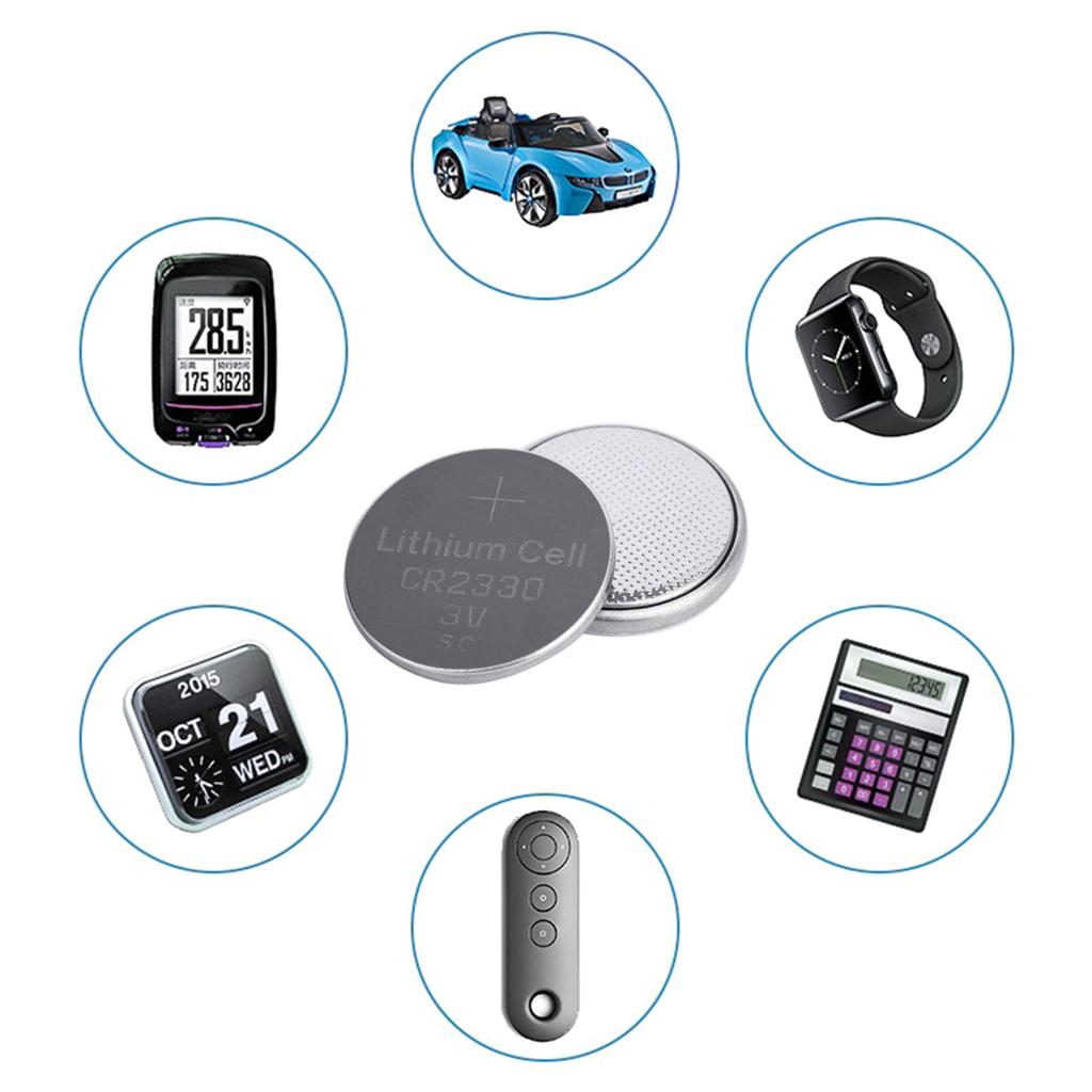 5/10/15/20/25/30 шт. CR2330 батарейка-таблетка 3 В для автомобильного пульта дистанционного управления источник питания решение(5 шт/карта)