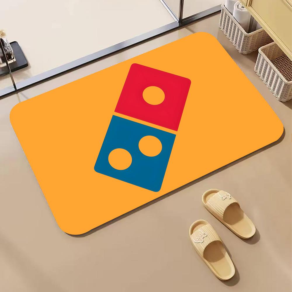Brand D-Domino's Floor Mat Diatomite Bath Mat, Quick Dry Absorbent Non-Slip Door Mat