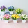 Lovely Artificial Fake Potted Flower Simulation Plant Bonsai Home Accessories~