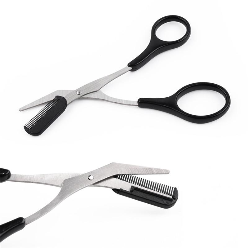 3 шт./компл. нож для нарезки бровей зажим для бровей ножницы для бровей красота макияж косметический инструмент