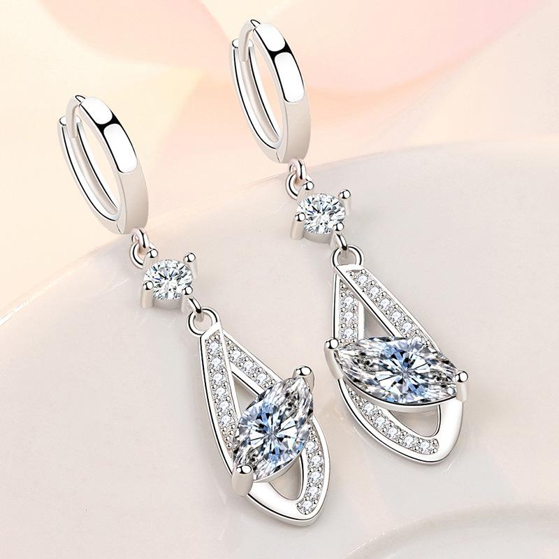 Lindon Zircon Copper Alloy Earrings Drop Earrings For Women Wedding Party Gifts