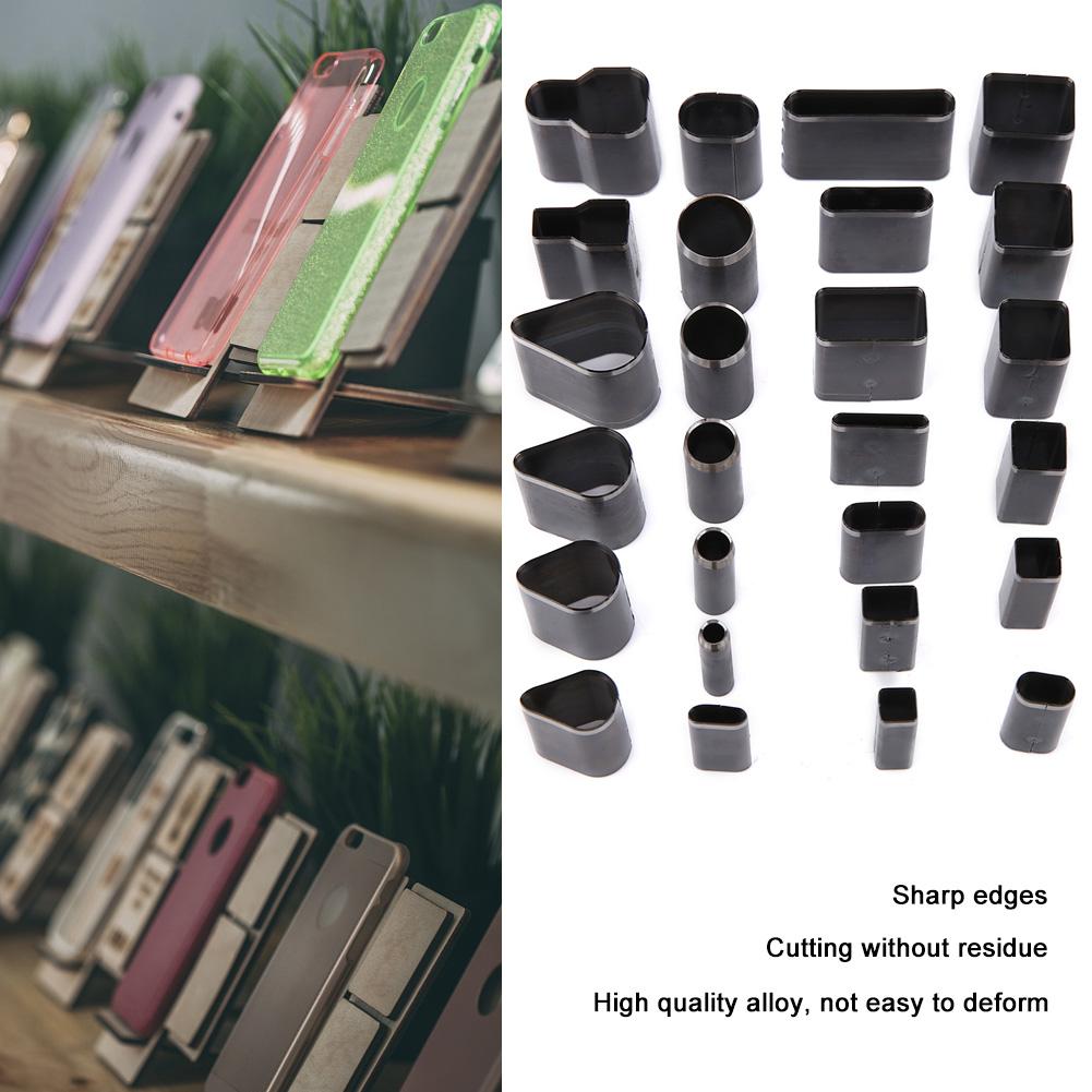 26шт мульти форма кожаный дырокол резак набор инструментов ручной работы DIY ремесло кожаный дырокол