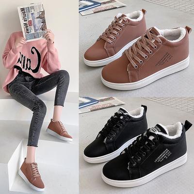 Флисовые туфли на платформе для повседневных кроссовок