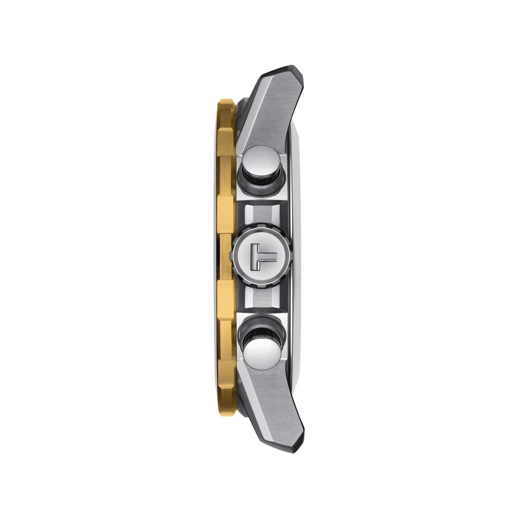 Tissot Мужские модные часы из нержавеющей стали с черным циферблатом T125.617.21.051.00