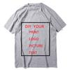 DIY CUSTOM YOUR PRINT LOGO PICTURE TEXT TSHIRTS WOMEN MEN UNISXE TSHIRT 100 COTTON OWN DESIGNS TOPS TSHIRT Gift