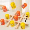 Children's Wooden Creative Expression Stickers Tic-Tac-Toe Interactive Fun Playful Brain Thinking Games New Products