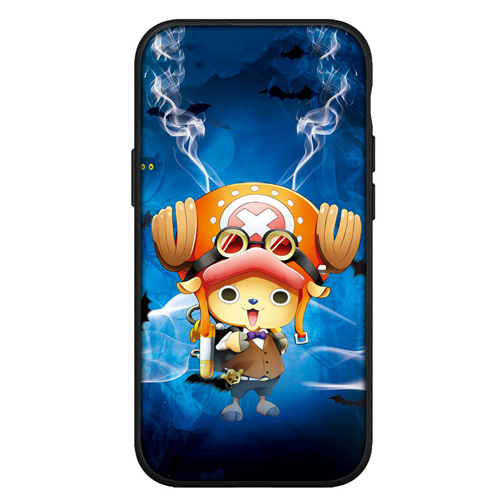 Чехол для iPhone 16 15 Xiaomi Redmi Note 14 13 12 11 Pro Max X 16e Samsung Galaxy S25 S24 S23 Moto OPPO Huawei One Piece Луффи Тони Чоппер Чехол для телефона