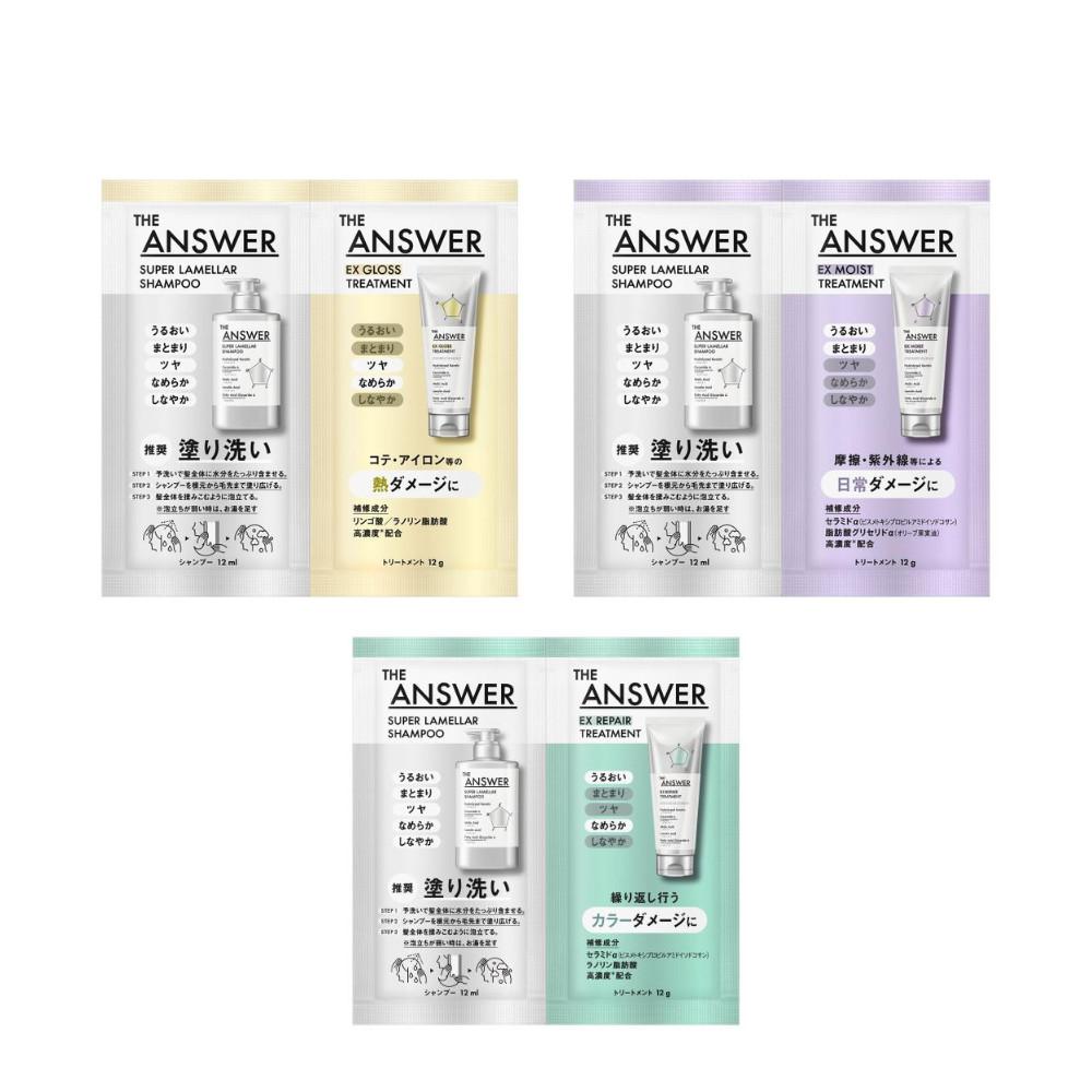 Kao THE ANSWER Shampoo and Treatment Trial Set