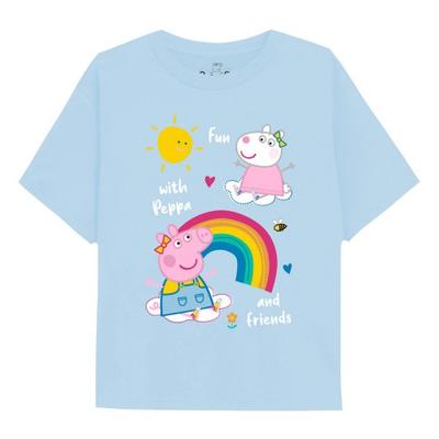 Футболка с длинными рукавами для девочек Rainbows & Friends