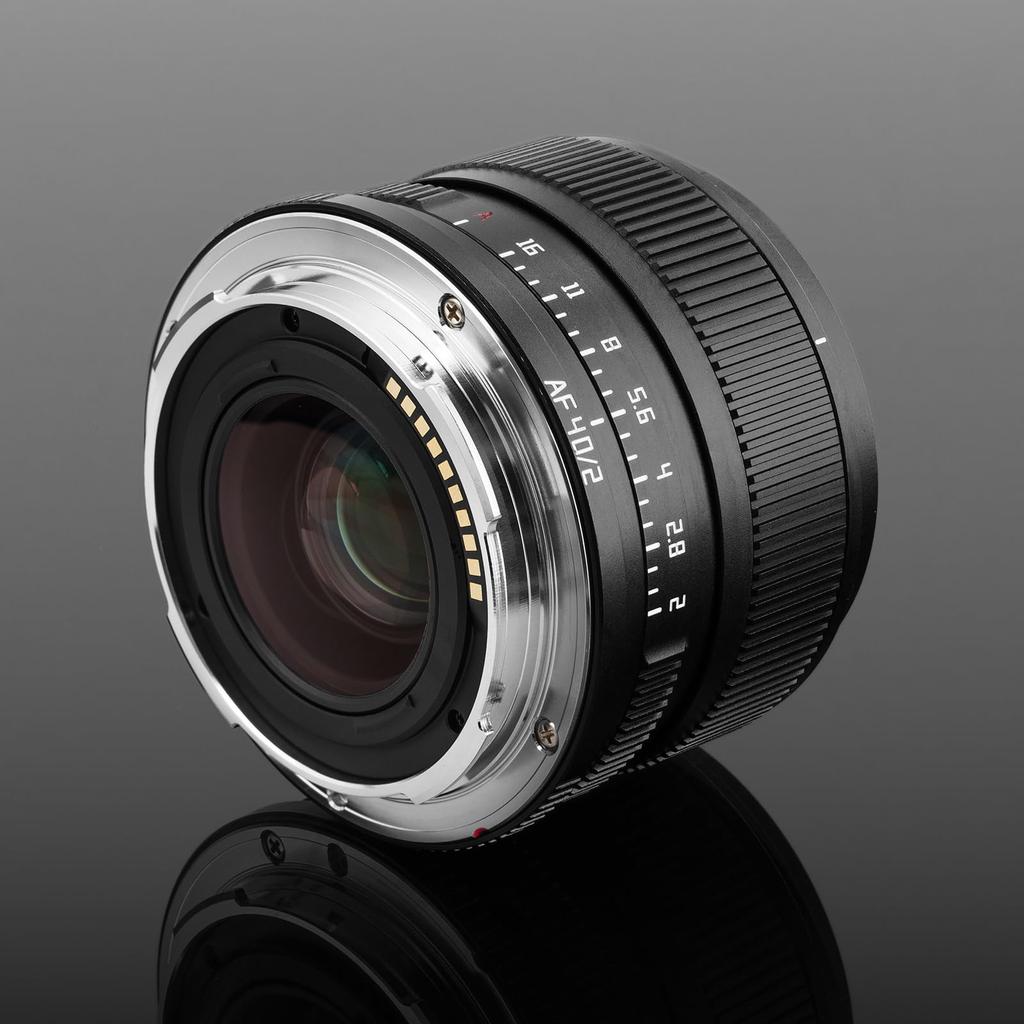 TTArtisan AF 40mm F2 Фикс-объектив Большая беззеркальная камера Пейзаж и портрет Meisho Optical L-Mount Полнокадровый (Гарантия производителя 2 года),