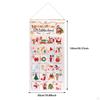 Hanging Storage Bag Christmas Advent Calendar Party Favors To Fill Candies Gifts 24 Days Count Down