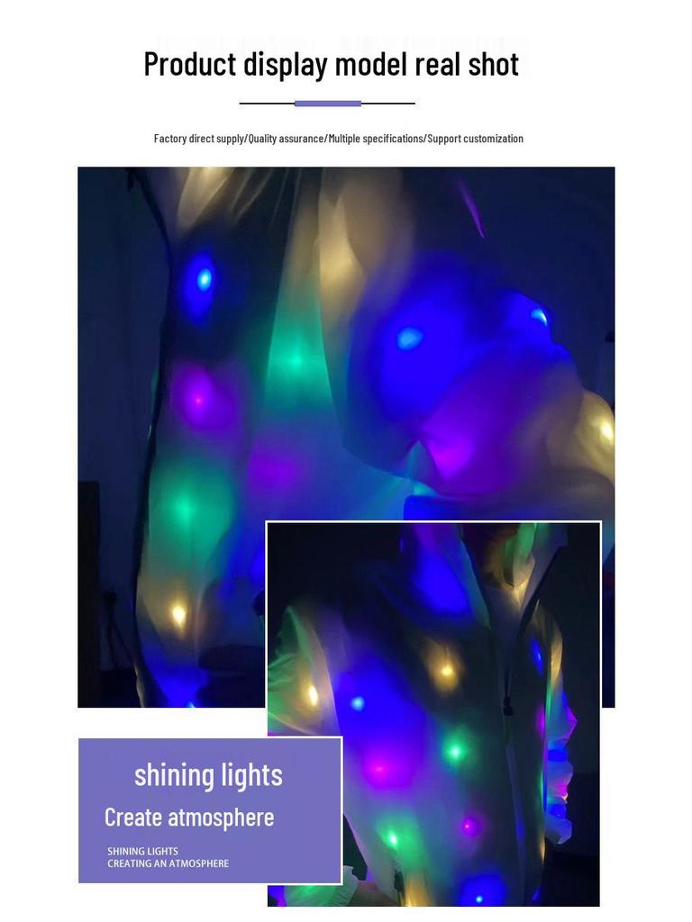 Japanese Style Glitter DJ Stage Costume: Superhero Rock Shiny Dancewear