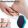 Nanoglass Hand Foot File Oval Scraping Heel Tool Foot Rubbing Board Callus Remover Dead Skin Remover Foot Scrubber