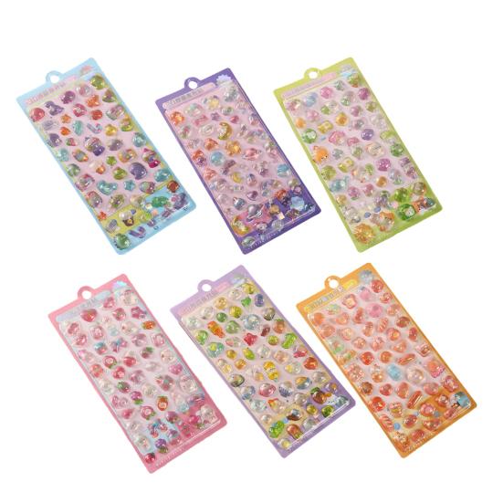 Милые объемные 3D наклейки Каваий смола животное мультяшная наклейка Крошечные DIY наклейки для скрапбуков ноутбуков бутылок для воды