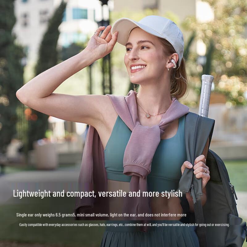 SHOKZ OpenDots ONE Clip-On Open-Ear Bluetooth Headphones