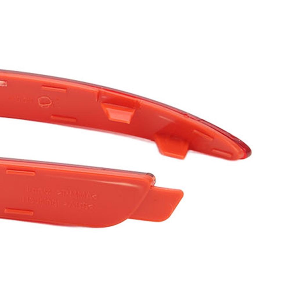2PCS ABS Bumper Reflector Red Bumper Reflector Set For OCTAVIA 1z Facelift 2009-2012