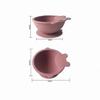 Silicone Suction Bowl Set with Spoon for Baby Feeding - First Stage Silicone Plate D