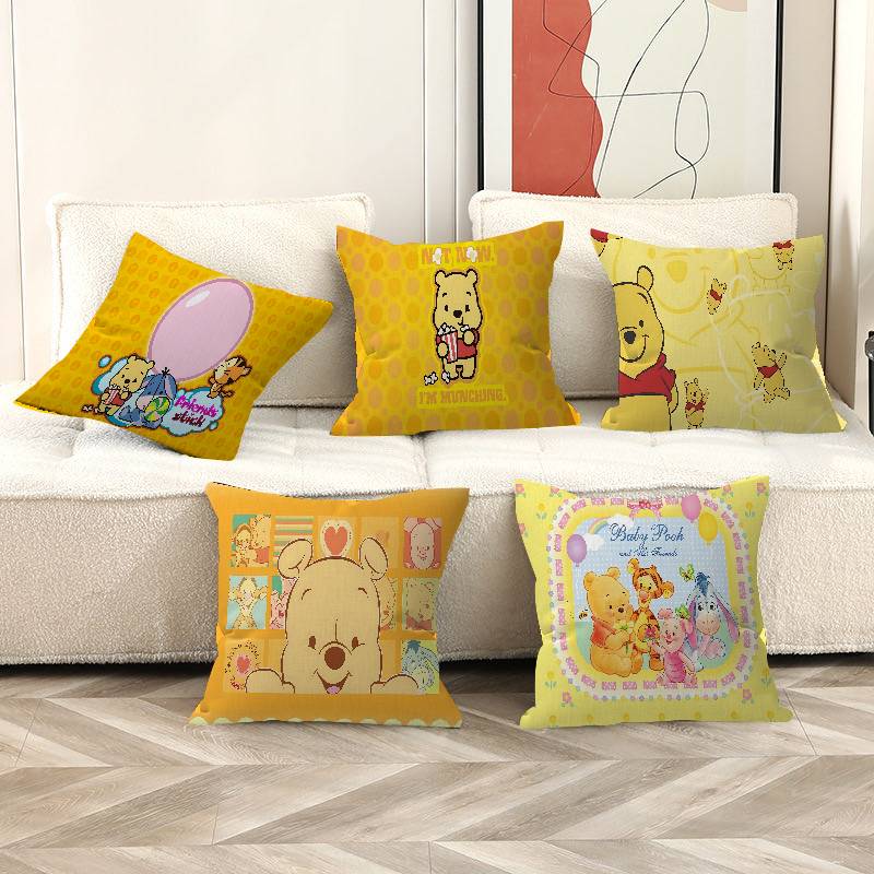 Мультяшный W-Винни P-Пух B-медведь Стич Счастливый Дракон наволочка чехол для диванной подушки домашний декор комнаты детский подарок