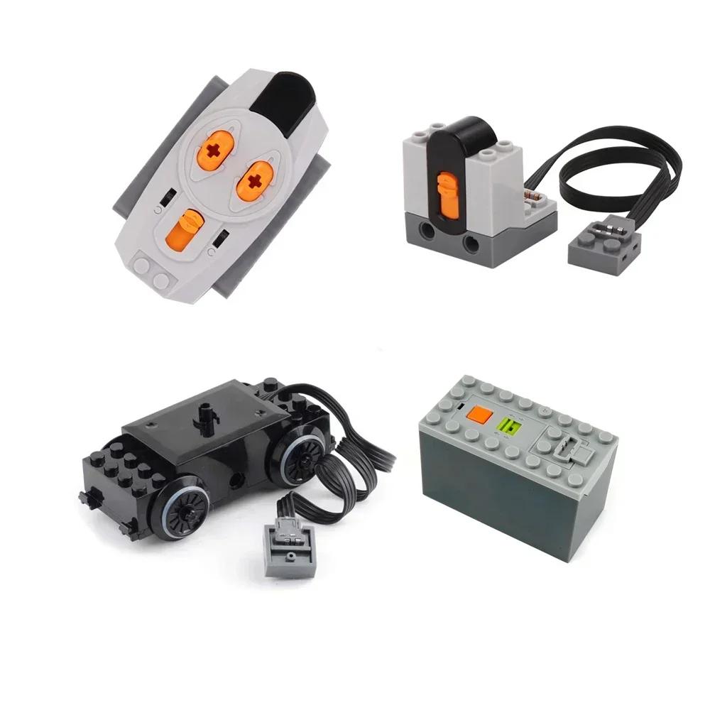 Technical MOC 88002 Train Motor Kit with IR Remote Control Compatible for 10219/10254 PF Models