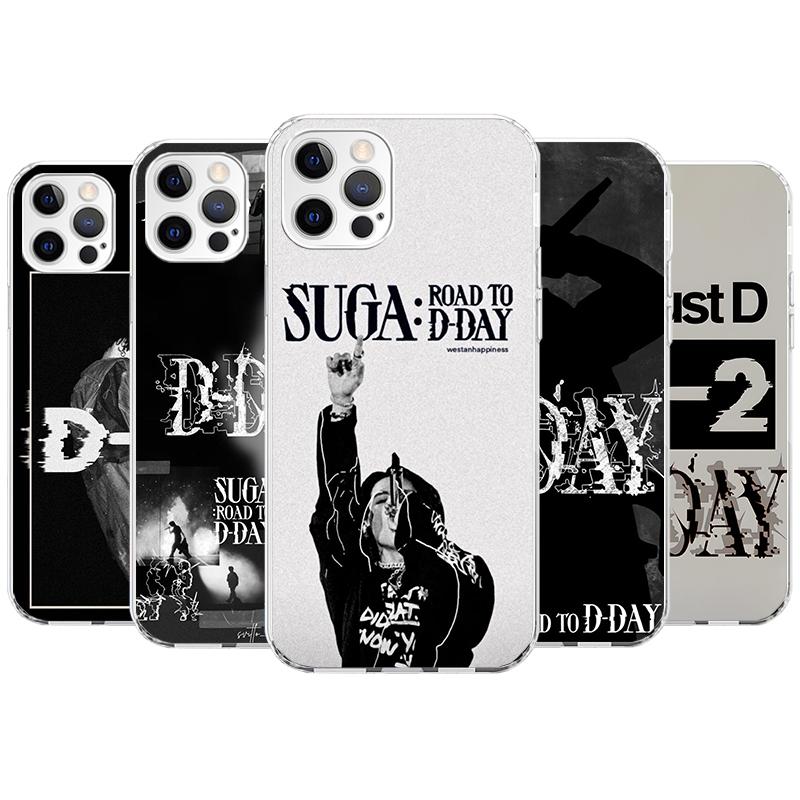 Чехол для телефона SUGA D-DAYs Для iPhone 11 12 13 Mini 14 15 Plus 17 Air 16 Pro Max 16E 7 8 SE 2020 Индивидуальная печать Обложка Для Apple iP