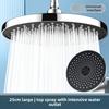 Top Spray Large Water Volume Pressurized Shower Showerhead, Pressurized Single Head Showerhead for Showering, Household Shower Showerhead
