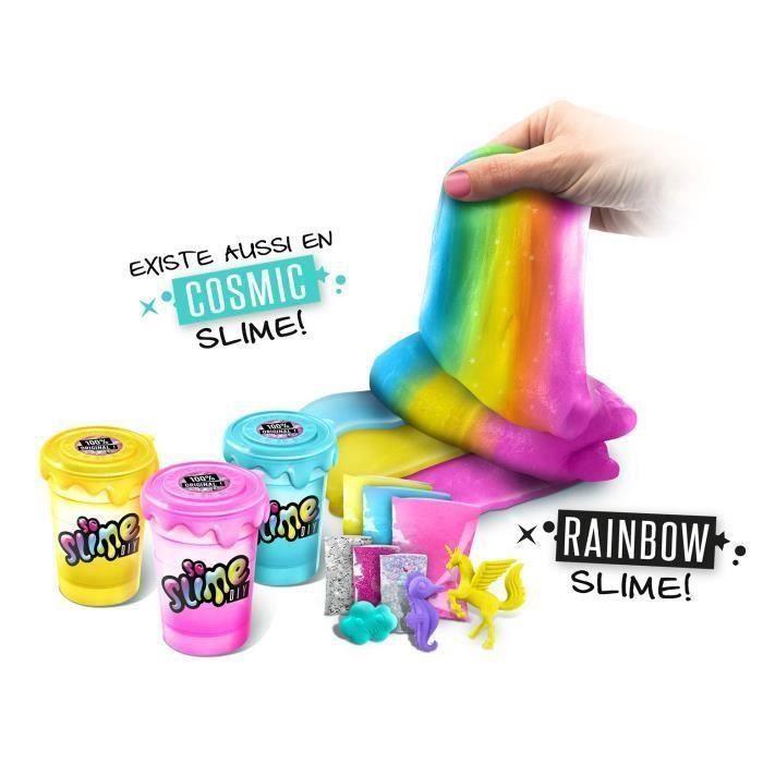 Lot de 3 Slime Shakers Modèle aléatoire Cosmic ou Rainbow - Crée tes propres slimes ! Canal Toys