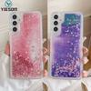 Силиконовый чехол с блестками для Samsung Galaxy A17 A16 A26 A36 A56 A07 A15 A25 A35 A55 5G A14 A24 A34 A54 A05S A73 A53 A23 A13