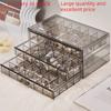 Clear Multi-Layer Jewelry Storage Box with Drawers for Rings, Earrings, Necklaces, and Bracelets