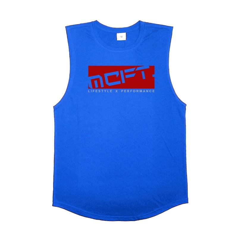 Do The Work New Arrival Men's Cut Off Gyms Sports Printed Workout Summer Bodybuilding Fitness Fashion Casual O-neck Cotton Vest