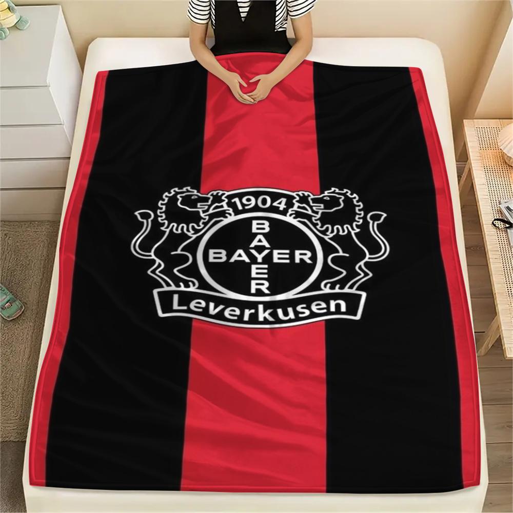 1pc Bayer 04 Leverkusen Print Flannel Blanket, High quality Comfortable for All Seasons, Home Decor, Warmth and Comfort, Perfect for Christmas Gifts14