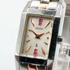 Б/у 577 SEIKO LUKIA Женские часы 4 бриллианта Розовые Кварцевые Батарея заменена Работают Двухцветные