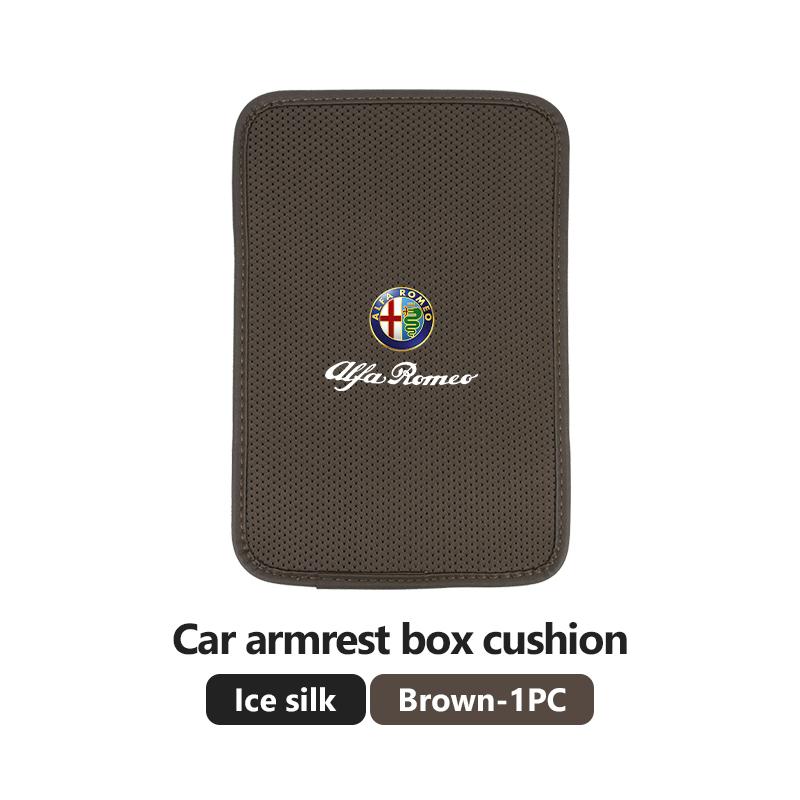 LNYCP1 Car Armrest Mat Center Console Arm Rest Protection Cushion Storage Box Cover Pads For Alfa Romeo Giulietta 940 2010-2014 2015