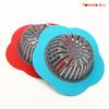 Kitchen Mesh Sink Drain Silicone Strainer Flower Shape Bathroom Drain Hair Filter Fine Hole Drain Trap Waste Screen