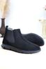 Men's Fashion Genuine Leather Flat Heeled Booties Anatomical Sole Classic Boots Shoes