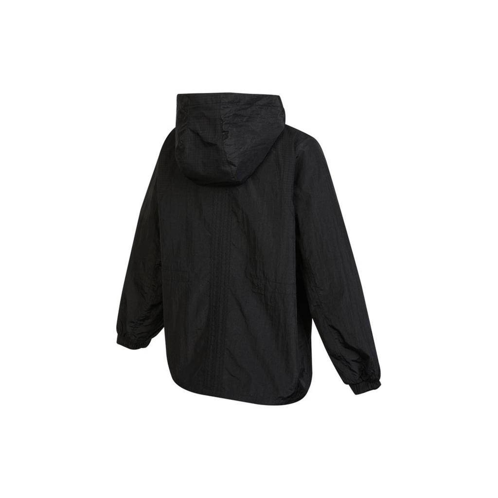 (WMNS) adidas Neo Woven Hooded Training Windbreaker Jackets 'Black' Women's HF7277