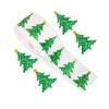500pcs/roll Christmas Tree Christmas Stickers Laser Type Self-Adhesive Decals  Envelope
