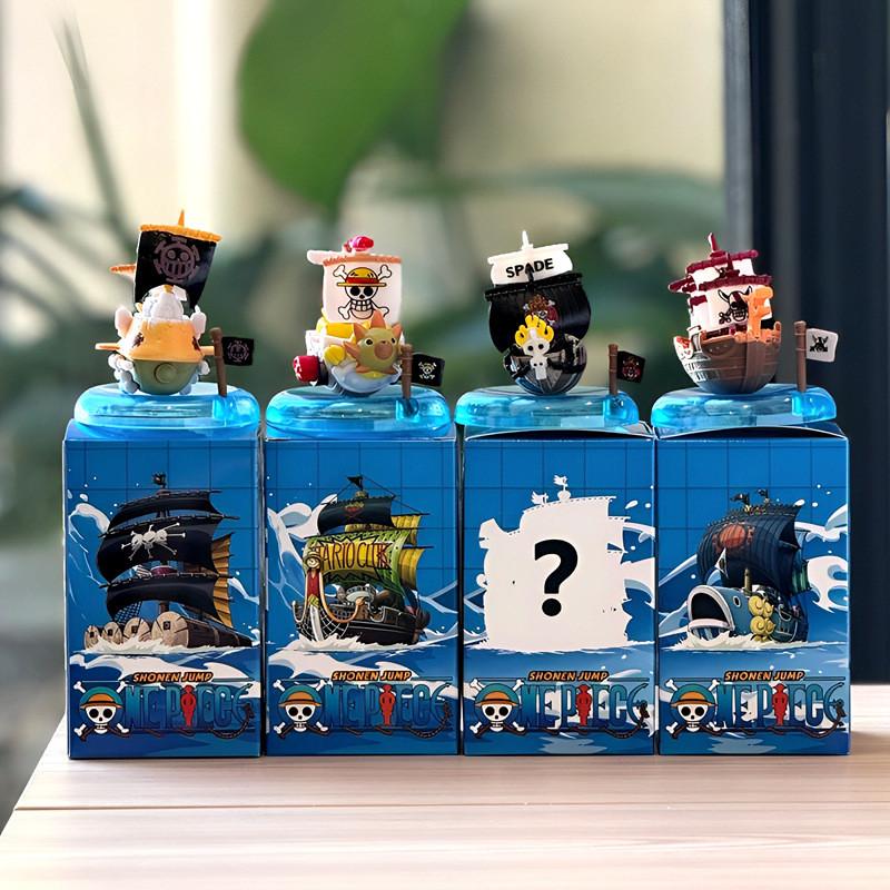 Набор моделей пиратских кораблей One Piece для детей, ПВХ, коллекционные фигурки, декор для стола, подарок