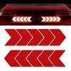 10pcs Car Reflective Strip Stickers Rear Bumper Night Safety Warning Decal Tape