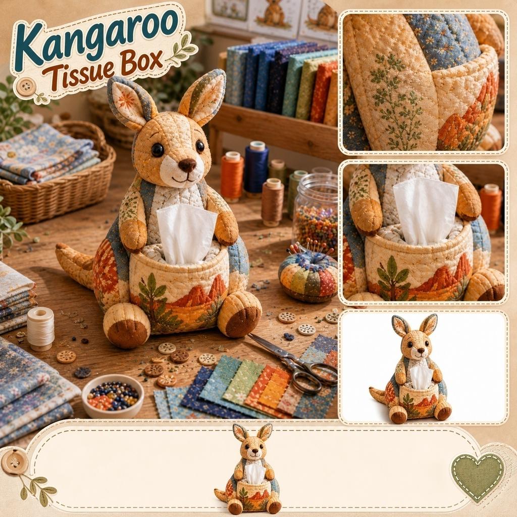 Animal Tissue Box Cover Set