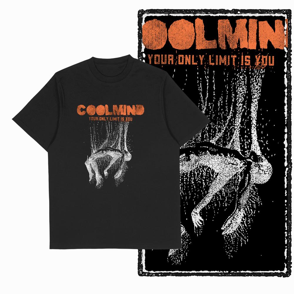 Футболка Coolmind X0074 Hell Yeah Attitude Hellfire Spirit с графическим принтом, эксклюзивная мужская футболка из хлопка, уличная одежда, футболка для мужчин.