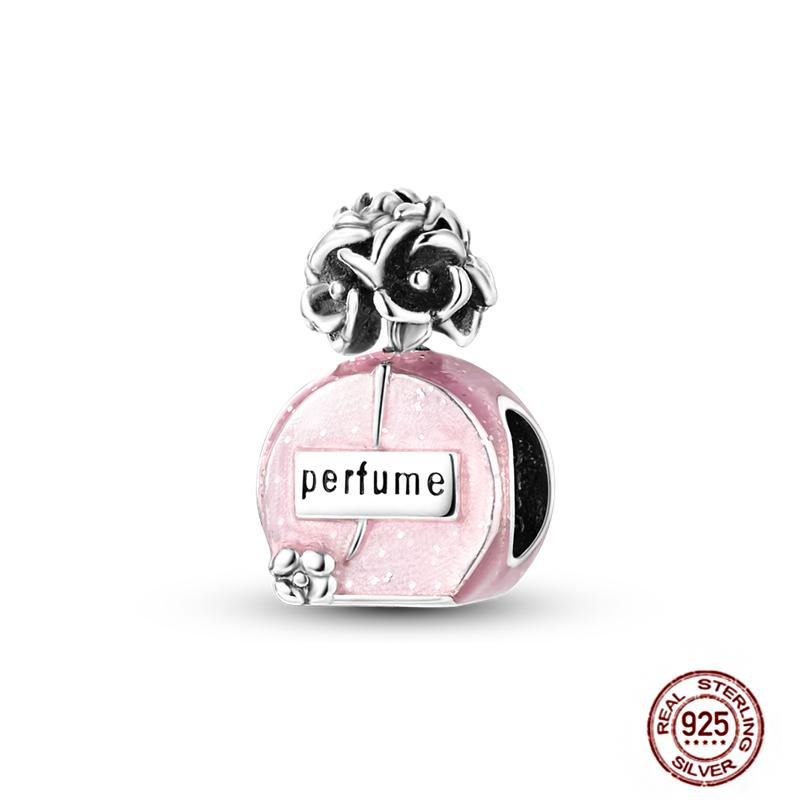 Ежедневные статьи Медные розовые парфюмерные шармы Камера Гантель Смарт-часы Бусины Подходят для оригинальных браслетов DIY Ювелирный подарок