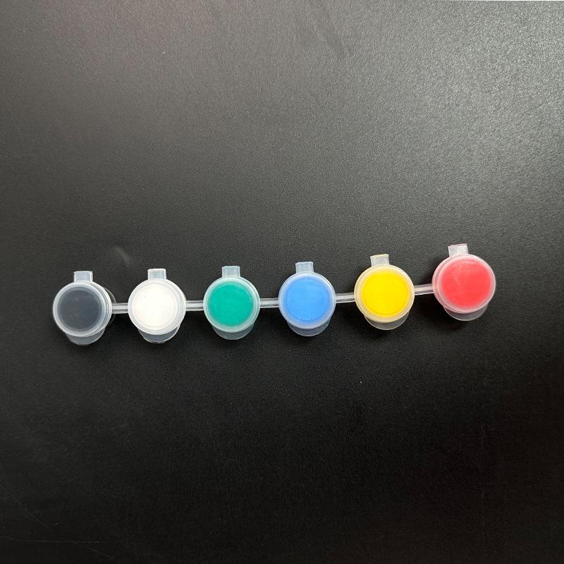 Набор акриловых красок 12 цветов для детей - Идеально для искусства в детском саду, граффити, рукоделия и росписи гипса