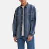 Рубашка Levis полосатая свободная в западном стиле с длинным рукавом мужская синяя A1919-0040