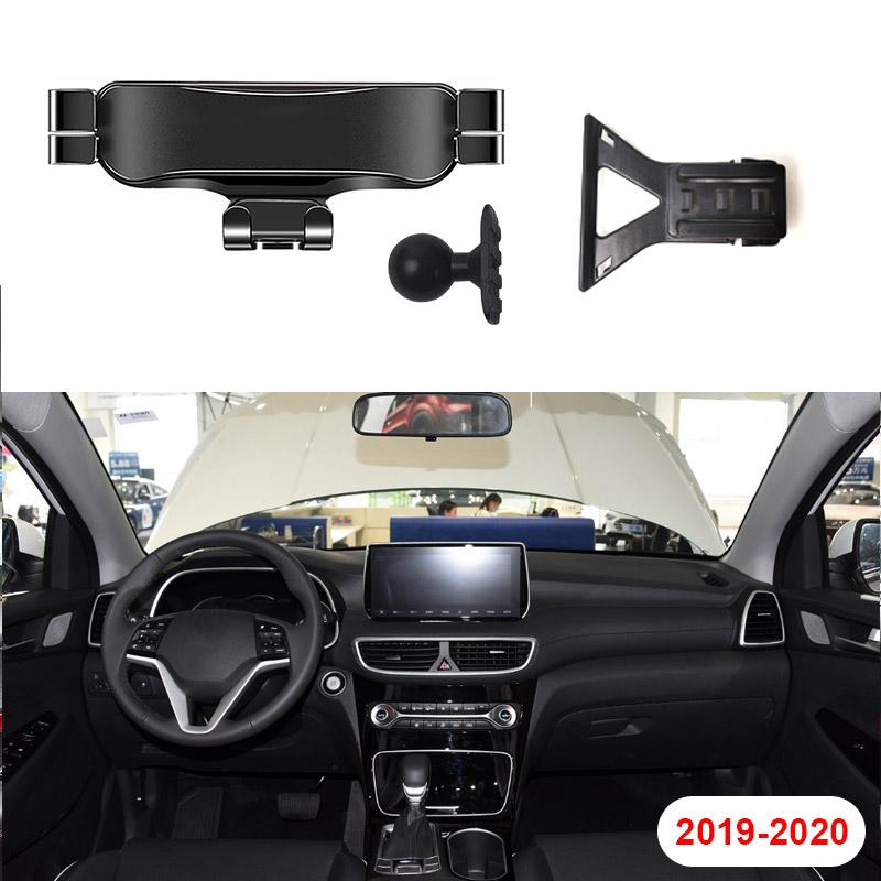 360 Degree Rotating Car Support Stand GPS Air Outleting Mobile Phone Holder Auto Interior Accessories For Hyundai Tucson