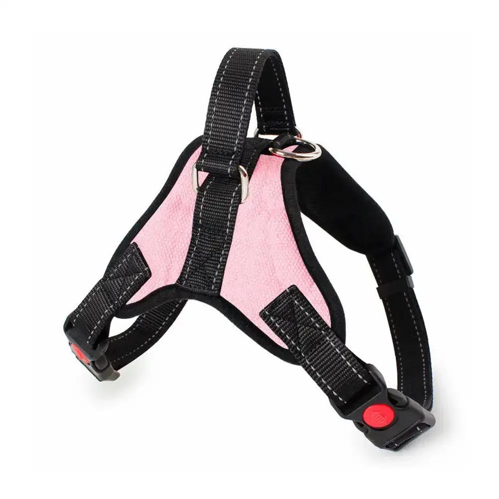 Adjustable Dog Harness Pet Small Medium Large Big Dogs Small Medium Large Big Dogs Saddle Style Chest and Shoulder Straps