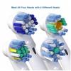 16Pcs Electric Toothbrush Replacement Heads For Braun Oral B Vitality Brush