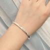 Блестящий браслет женский молодой девушки простой простой браслет с кольцом Push-pull регулируемые ювелирные изделия