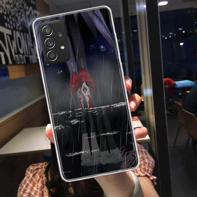 Чехол для телефона Arlecchino Genshin Impact для Samsung A54 A57 A37 A17 A14 A15 A12 A24 A34 A55 A35 A25 A52S A07 A05S A04S A22 A32 A72