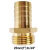 Соединитель шланга с наружной резьбой 3/4 дюйма X 25 мм, латунь Соединитель с наружной резьбой 1,2 дюйма X 25 мм Соединитель шланга с наружной резьбой 1/2 дюйма X 12 мм
